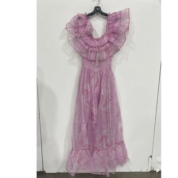 AMY JANE LONDON $459 loveshackfancy style organza whimsical aurora gown XS NWT - Picture 6 of 8